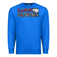 True Royal baseball grandma with leopard Premium Sweatshirt - texasbilliewilder
