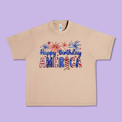 Happy Birthday America Urban Heavy Tee Designed By Artiststas