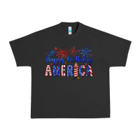 Pigment Black happy birthday america Urban Heavy Tee - Artiststas