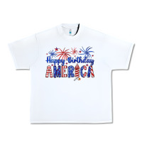 White happy birthday america Urban Heavy Tee - Artiststas