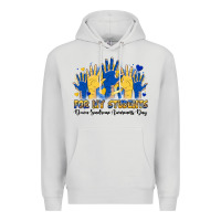 Dove Grey for my students down sendrome awareness day Premium Hoodie - Artiststas