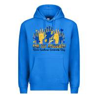 True Royal for my students down sendrome awareness day Premium Hoodie - Artiststas