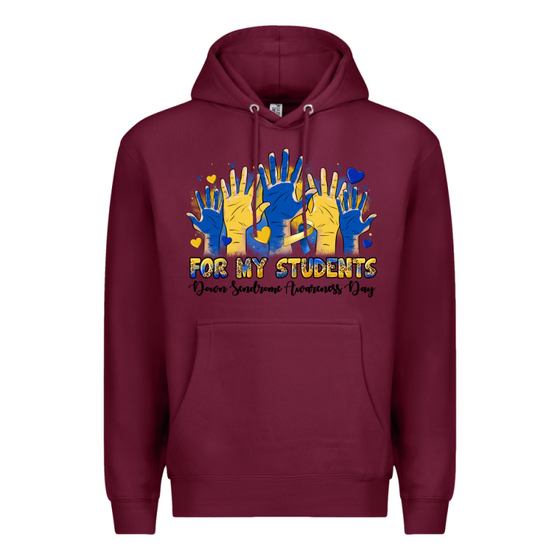 For My Students Down Sendrome Awareness Day Premium Hoodie by Artiststas | Teevron