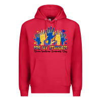 Cardinal for my students down sendrome awareness day Premium Hoodie - Artiststas