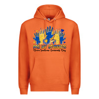 Carrot for my students down sendrome awareness day Premium Hoodie - Artiststas