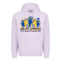 Lilac for my students down sendrome awareness day Premium Hoodie - Artiststas