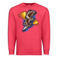 Cardinal football lightning bolt Premium Sweatshirt - Zillion Design Studio