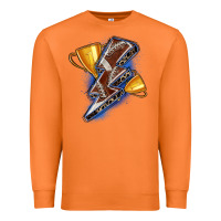 Carrot football lightning bolt Premium Sweatshirt - Zillion Design Studio