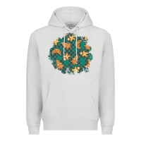 Dove Grey christmas gingerbread cookies patch Premium Hoodie - BundleAndBundleShop