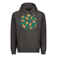 Smoke christmas gingerbread cookies patch Premium Hoodie - BundleAndBundleShop