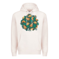 Pale Pink christmas gingerbread cookies patch Premium Hoodie - BundleAndBundleShop