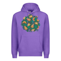 Purple christmas gingerbread cookies patch Premium Hoodie - BundleAndBundleShop