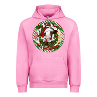 Fuchsia Pink Christmas cow bells ring are you listening Urban Hoodie - Artiststas