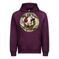 Mauve Wine Christmas cow bells ring are you listening Urban Hoodie - Artiststas