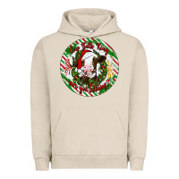 Pigment French Oak Christmas cow bells ring are you listening Urban Hoodie - Artiststas