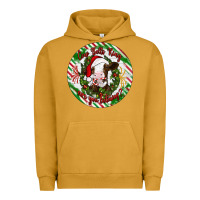 Pigment Peanut Butter Christmas cow bells ring are you listening Urban Hoodie - Artiststas