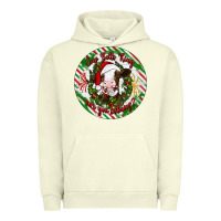Pigment Pistachio Christmas cow bells ring are you listening Urban Hoodie - Artiststas