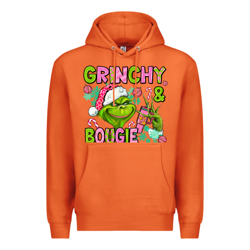 Christmas Characters And Bougie Premium Hoodie by AdoDesignShop | Teevron