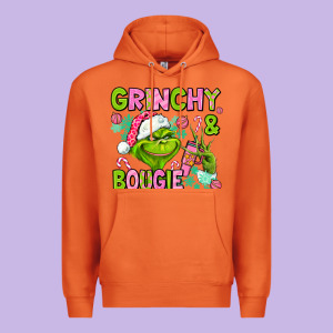 Christmas Characters And Bougie Premium Hoodie Designed By Adodesignshop