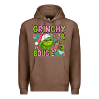 Chestnut christmas characters and bougie Premium Hoodie - AdoDesignShop