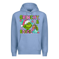 Colony Blue christmas characters and bougie Premium Hoodie - AdoDesignShop