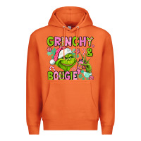 Carrot christmas characters and bougie Premium Hoodie - AdoDesignShop