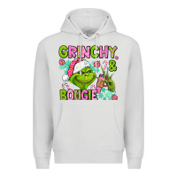 Dove Grey christmas characters and bougie Premium Hoodie - AdoDesignShop