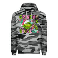 Slate Camo christmas characters and bougie Premium Hoodie - AdoDesignShop