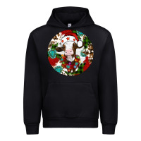 Black Christmas cow gemstone Urban Hoodie - Artiststas