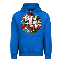 Cobalt Christmas cow gemstone Urban Hoodie - Artiststas