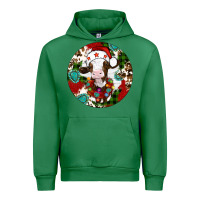Emerald Christmas cow gemstone Urban Hoodie - Artiststas