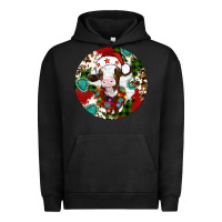 Pigment Black Christmas cow gemstone Urban Hoodie - Artiststas