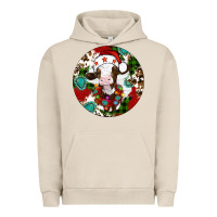 Pigment French Oak Christmas cow gemstone Urban Hoodie - Artiststas