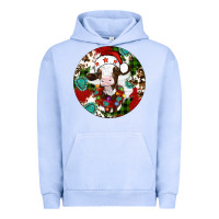 Pigment Grape Ice Christmas cow gemstone Urban Hoodie - Artiststas