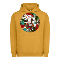 Pigment Peanut Butter Christmas cow gemstone Urban Hoodie - Artiststas