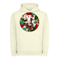 Pigment Pistachio Christmas cow gemstone Urban Hoodie - Artiststas