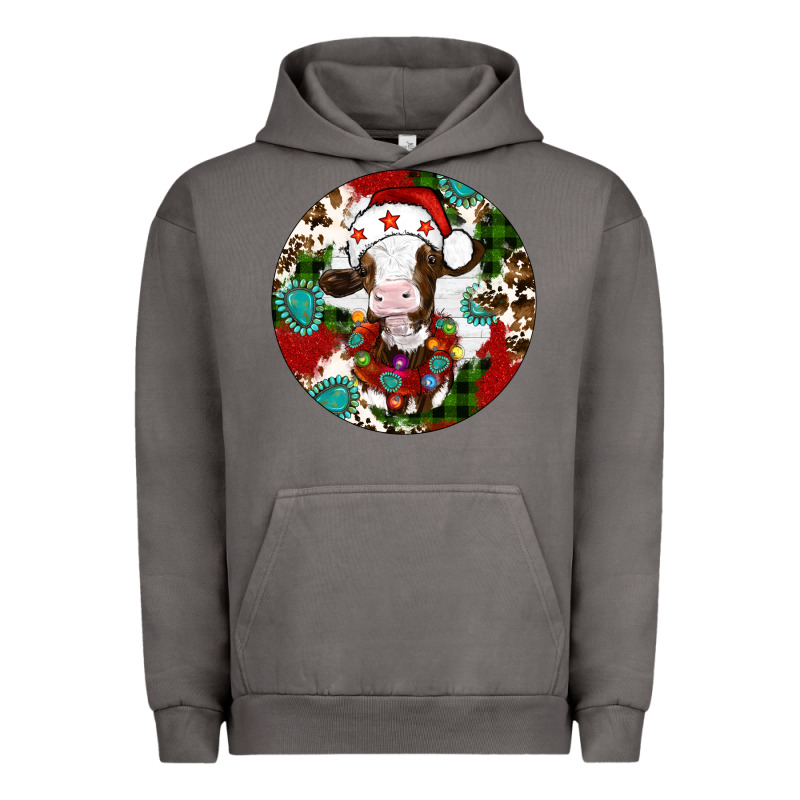 Christmas Cow Gemstone Urban Hoodie by Artiststas | Teevron
