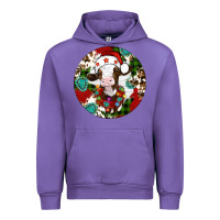 Tulip Christmas cow gemstone Urban Hoodie - Artiststas