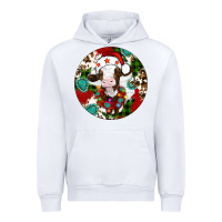 White Christmas cow gemstone Urban Hoodie - Artiststas