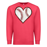 Cardinal baseball heart Premium Sweatshirt - texasbilliewilder