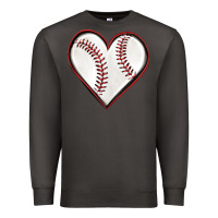 Smoke baseball heart Premium Sweatshirt - texasbilliewilder