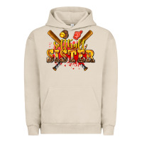 Pigment French Oak softball sister Urban Hoodie - AdoDesignShop