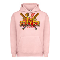 Pigment Salmon softball sister Urban Hoodie - AdoDesignShop
