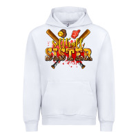 White softball sister Urban Hoodie - AdoDesignShop