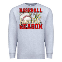 Heather Grey baseball is my favorite season Premium Sweatshirt - texasbilliewilder