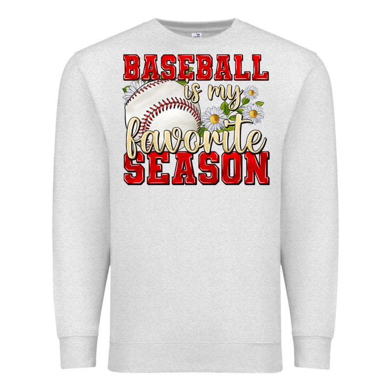 Baseball Is My Favorite Season Premium Sweatshirt by texasbilliewilder | Teevron