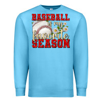 Ocean Blue baseball is my favorite season Premium Sweatshirt - texasbilliewilder