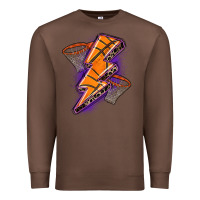 Chestnut basketball lightning bolt Premium Sweatshirt - Zillion Design Studio