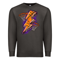 Smoke basketball lightning bolt Premium Sweatshirt - Zillion Design Studio