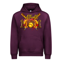 Mauve Wine softball mom Urban Hoodie - AdoDesignShop